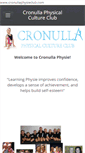 Mobile Screenshot of cronullaphysieclub.com