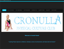 Tablet Screenshot of cronullaphysieclub.com